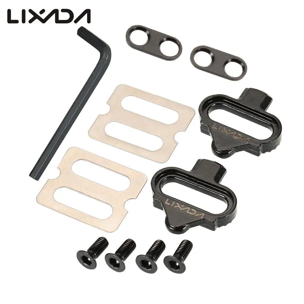 

Lixada Bicycle Mountain Cleat Biking MTB Cleat Set Clips Kit W/Hardware Nuts Clip-in Cleats for Shimano SPD Pedals