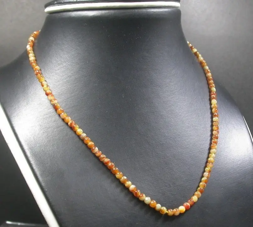 

FREE SHIPPING>>>@@ > 0137 Natural A JADE Jadeite Bead beads Necklace