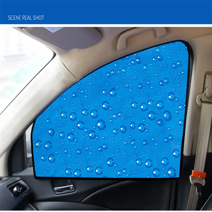 Автомобильный оконный солнцезащитный козырек, 2 пары, Автомобильный задний оконный боковой солнцезащитный козырек, защитный экран 30