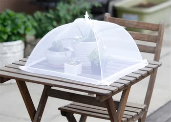 

NEW Foldable Umbrella Food Cover Net For Home Outside Picnic Cookout