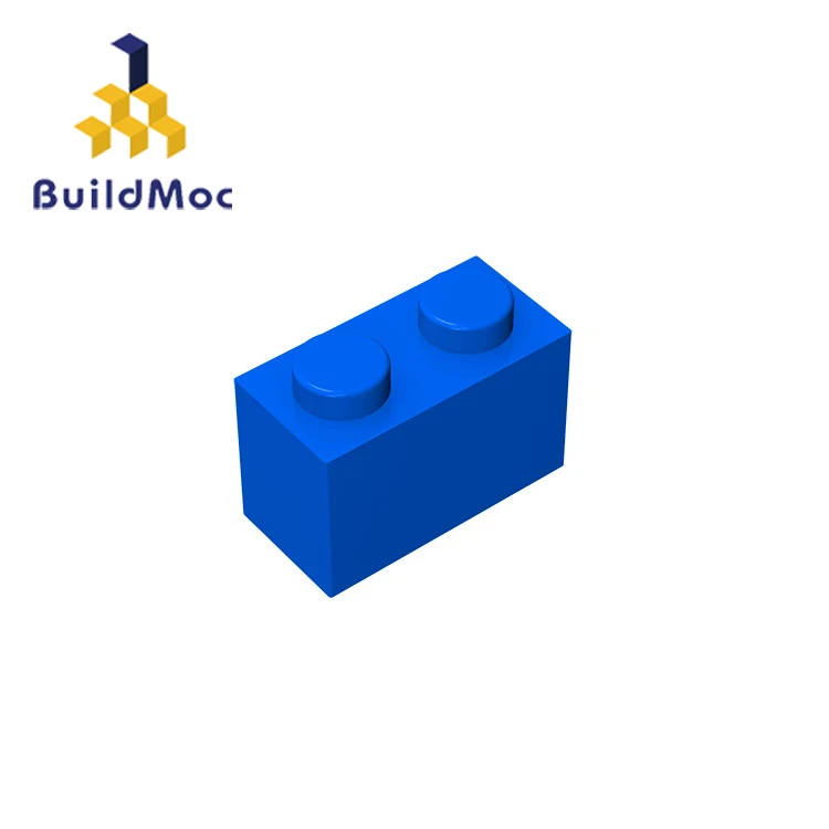 BuildMOC 3004 93792 1x2 Technic changever Catch для строительных блоков части DIY развивающие творческие подарочные игрушки - Цвет: M0648-18