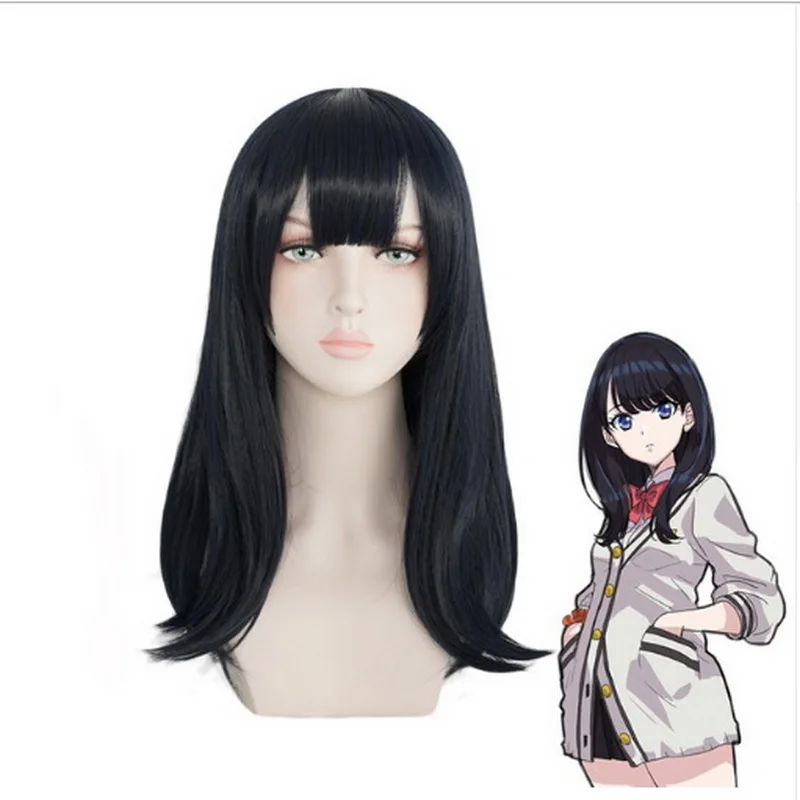 Парик Takarada Rikka для косплея на Хэллоуин аниме SSSS.GRIDMAN ролевая игра длиной 55 см
