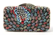 AS16-17 MYO7 Top Fashion Luxury Diamond African Handbag/Purse for Party Wedding