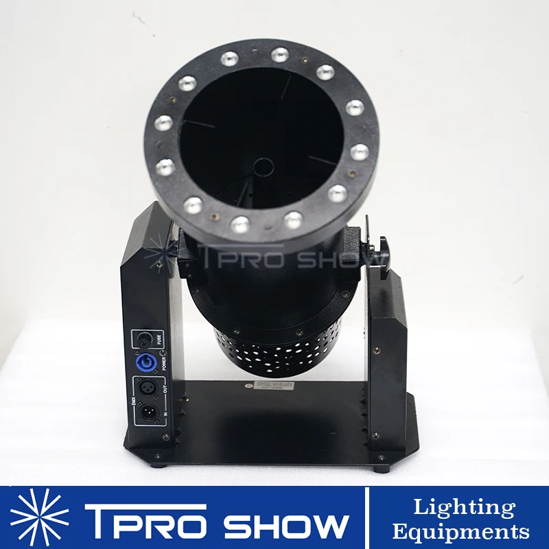 Мощный 1200 Вт конфетти Cannon светодиодные светильники Dmx красочные машина пусковая