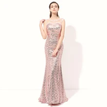 Дешевые блестящие платья знаменитостей,, с блестками, с прозрачным вырезом, без рукавов, длинные, Русалка, вечерние платья, Формальное, красное ковровое платье, OS197
