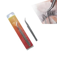 1pc permanent cosmetic supplies Eyebrow Tweezers Stainless Steel False Eyelash Extension Auxiliary Repair Eyebrow Accessories 1
