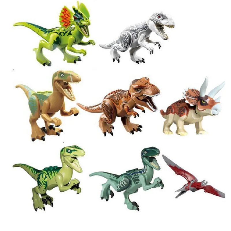 1 шт. Продажа динозавров парка Юрского периода Pterosauria Triceratops Indomirus T-Rex мир фигурки