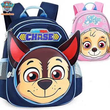 

2019 Genuine PAW PATROL chase skye SCHOOL EVA bag kid's backpack doll toy for age 1-6 years Children toy birthday Christmas gift