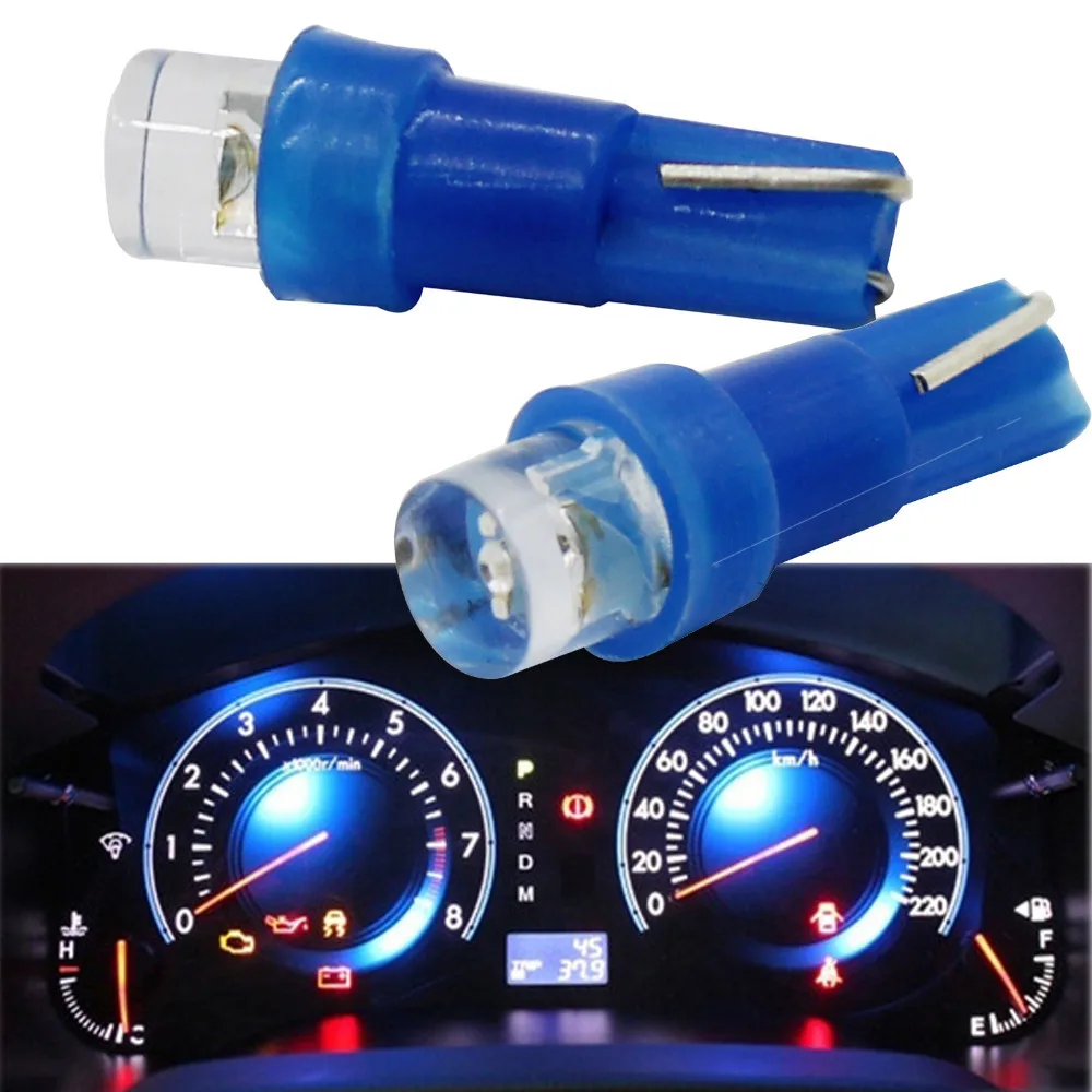 30X T5 LED 12V Lights Bulb Lamp Socket 286 Car Wedge Dashboard Gauge