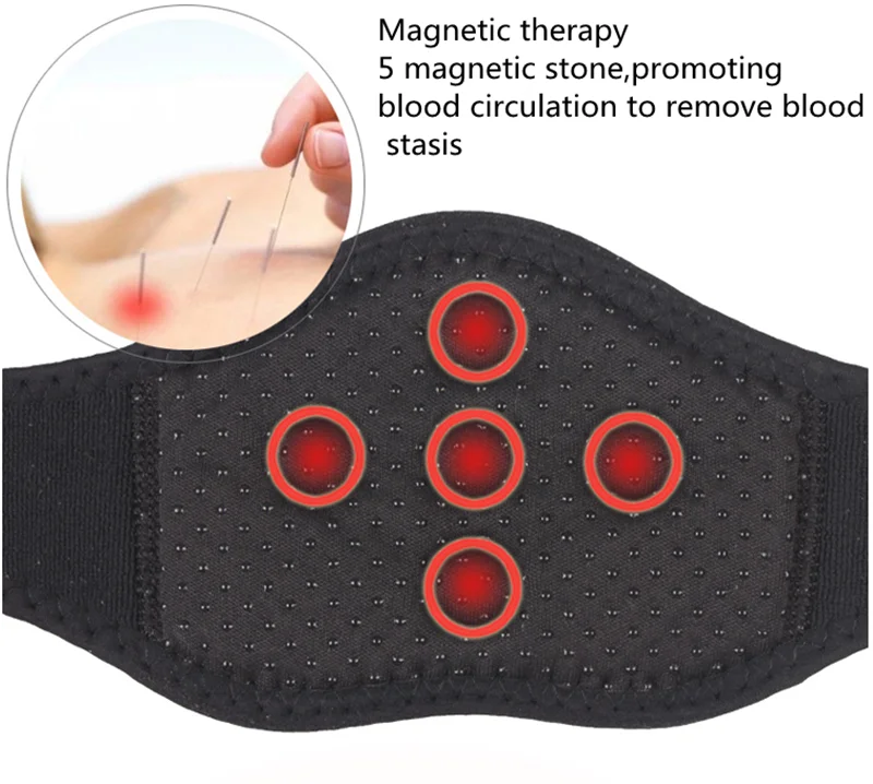 1 шт. турмалин магнитотерапия тепловой самонагревающийся шейный коврик массажер пояс шейный защита позвонков