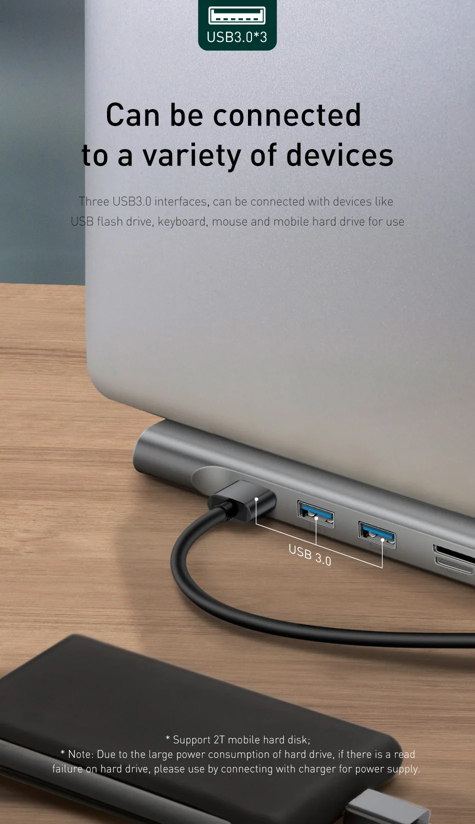 Baseus концентратор USB type C до 3,0 USB HDMI RJ45 usb-хаб для MacBook Pro Аксессуары USB разветвитель мульти 11 портов type C концентратор USB-C