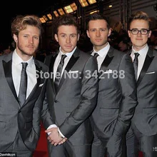 Лучшие продажи / высокое качество красивый мужские полное дизайнер смокинг / жених( куртка+ брюки+ жилет+ галстук) / мужчины свадебные костюмы ST010