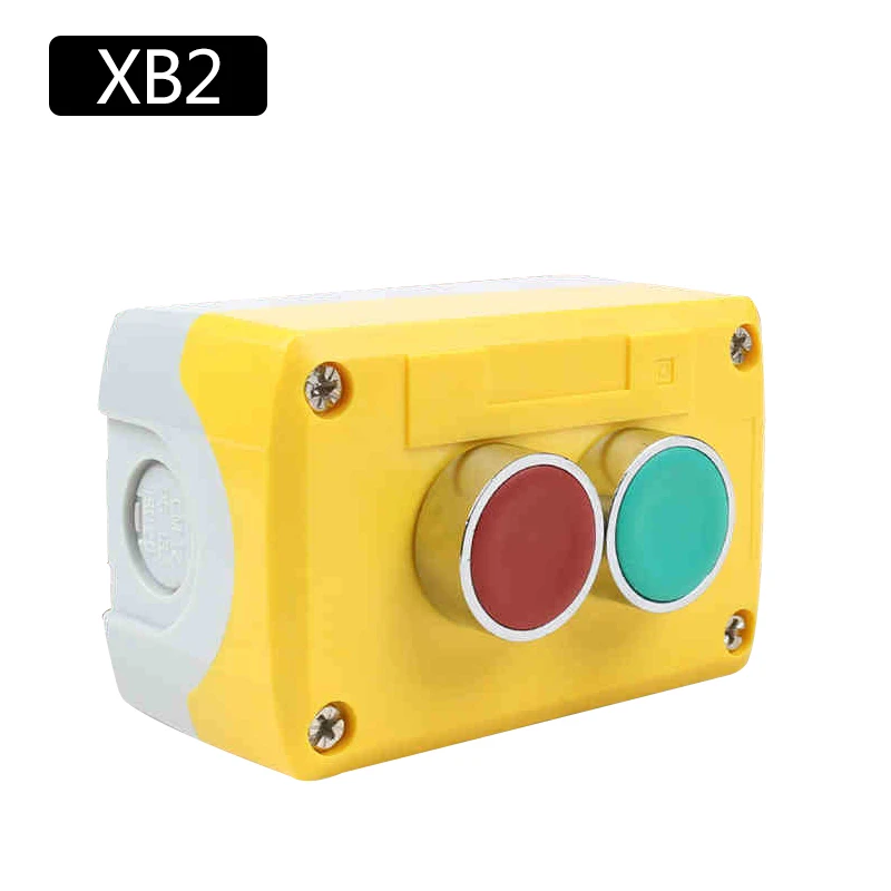 YOLO 22mm 2 positions flat push button box start stop on off button