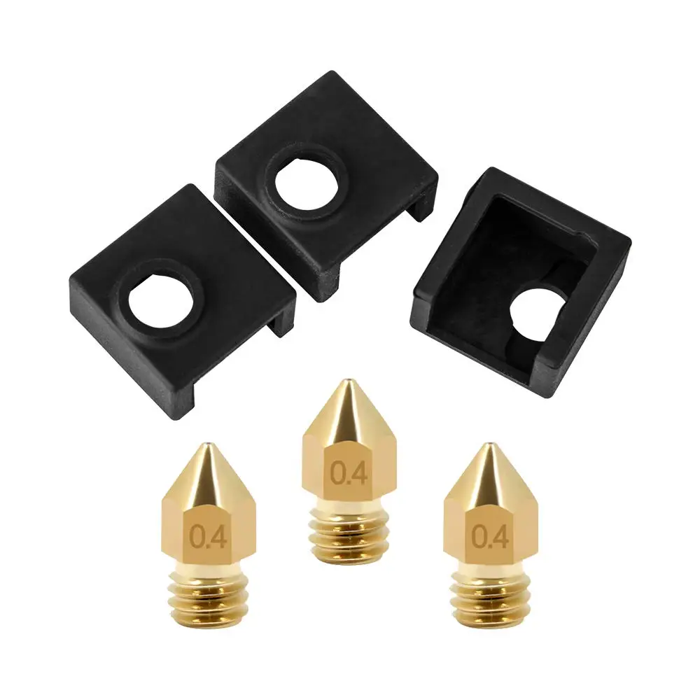 Creality 3D Printer Heater Block Silicone Cover MK7/MK8/MK9 Hotend for Ender 3, Ender 3 Pro, CR-10,10S,S4,S5 ANET A8 and Extrude