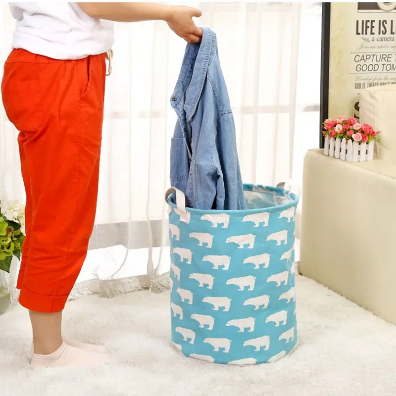 للماء الغسيل تعوق مفيد الملابس القذرة تخزين سلة الحمام الغسيل سلة المعيشة غرفة اللعب الملابس سلة 40*30 سنتيمتر