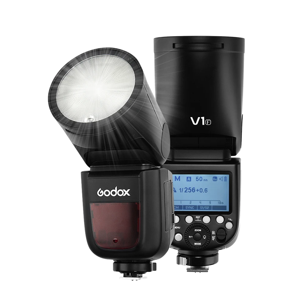 Godox V1F камера скорость вспышки lite скорость-свет с круглой головкой беспроводной 2,4 г для Fuji Fujifilm для свадебной студийная для портретной съемки фотографии