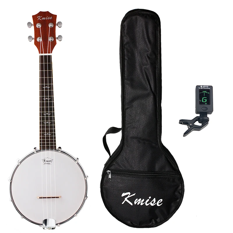 Banjo Ukulele 4 String Ukelele Uke Concert 23 Inch Size Sapele met Gig Bag Tuner Kmise Banjo Ukulele 4 String Ukelele Uke Concert 23 Inch Size Sapele met Gig Bag Tuner Kmise