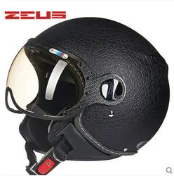 ЗЕВС 210C Кожаная крышка МОМО Мотоциклетный шлем, бесплатная доставка, съемный моющийся проверить колодки, съемный солнцезащитный козырек