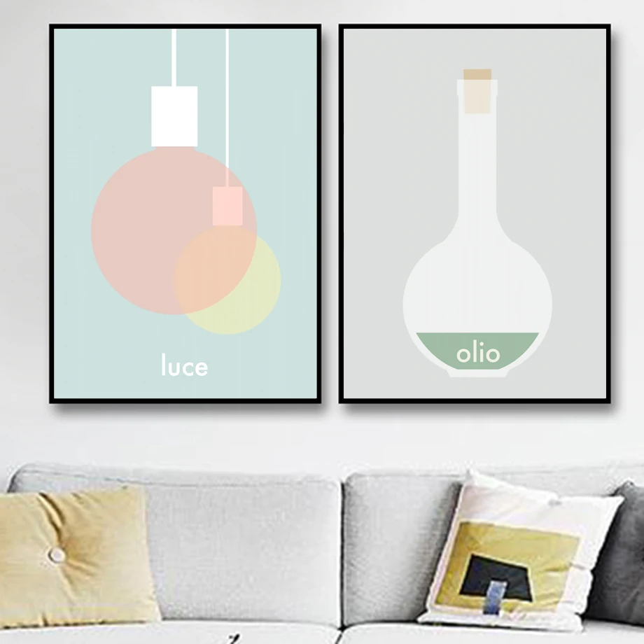 

Bathtub Fried Egg Light Salad Oil Wall Art Canvas Painting Nordic Posters And Prints Wall Pictures For Bathroom kitchen Decor