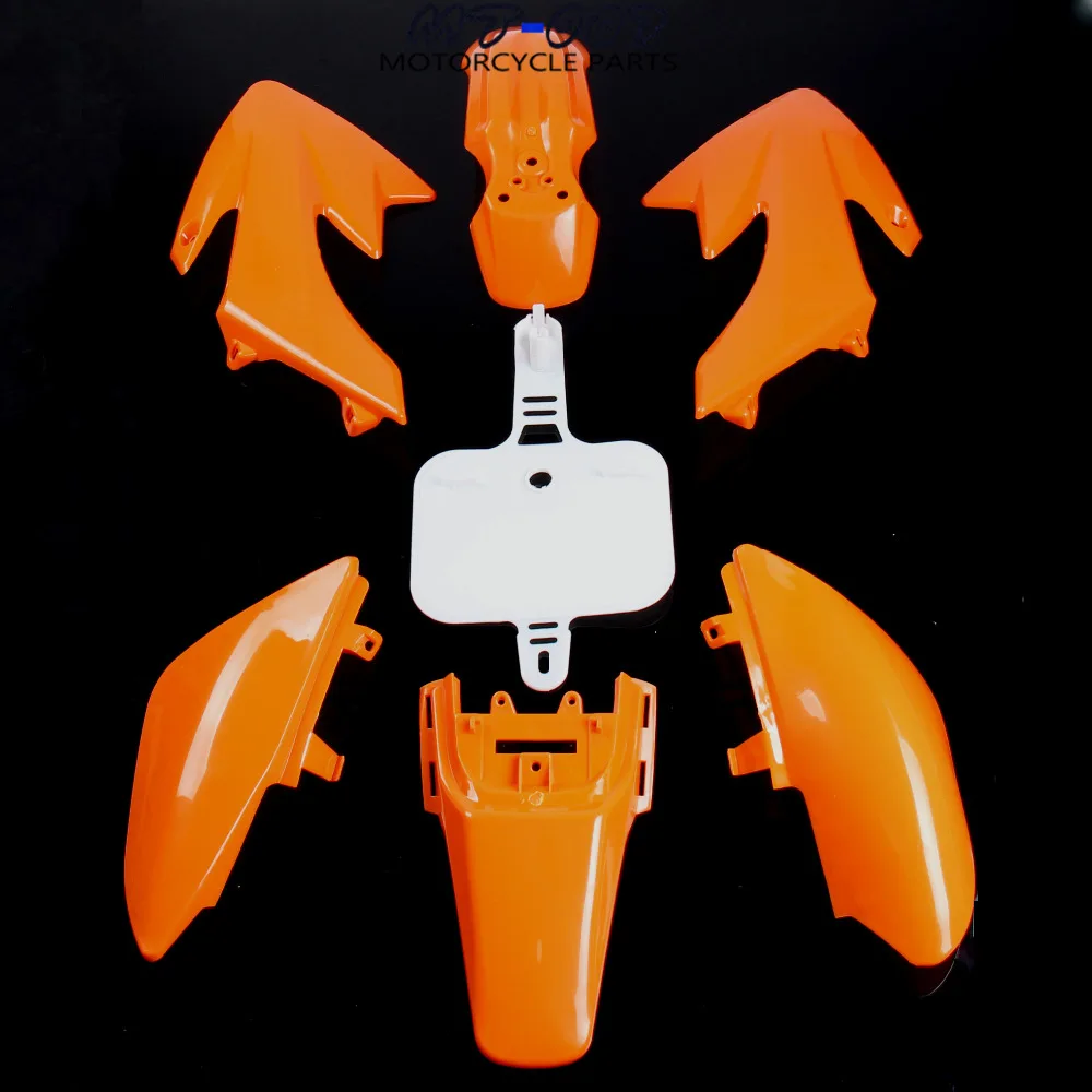 Motorcycle Honda CRF XR50 CRF50 Plastics Fender Cover Kit For Pit Dirt Pro Bike