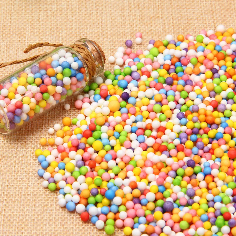 

1Pack 3mm Multicolor Decorative Foam Ball Balloon Filler Bottle Vase Decor Pillow Sofa Filler Styrofoam Ball Party DIY Supplies