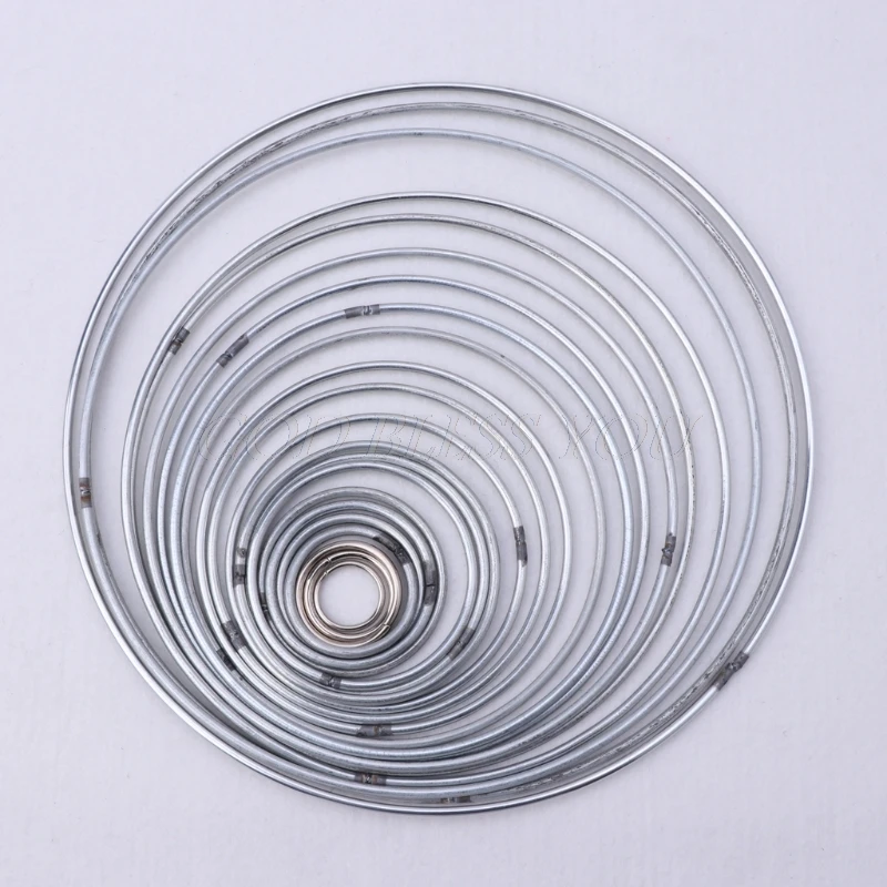 

22pcs/set Metal Hoop Dreamcatcher Ring Wall Hanging Macrame Craft Home DIY Decor