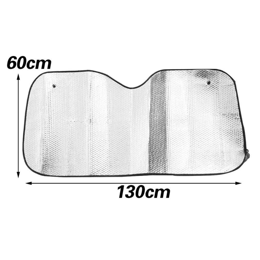 Козырек от солнца из алюминиевой фольги 130 х60 см|windshield cover|visor carcar accessories sun |