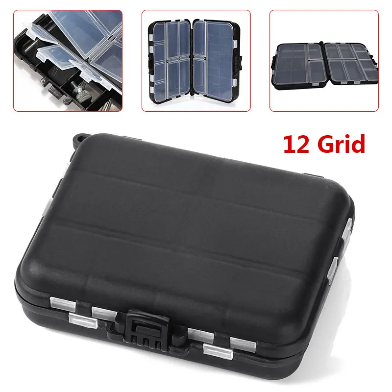 

Unique Box Lattice Bag Durable Universal Creative 12 Grids Plastic Hooks Entertainment