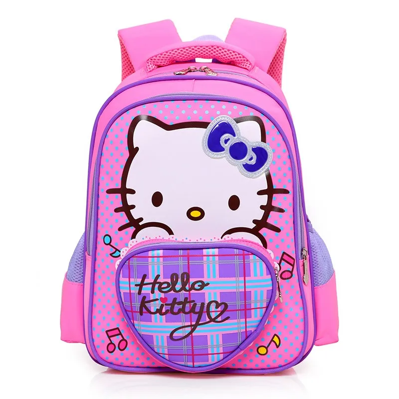 Cartoon hello kitty Schoolbag cute backpack Children School Bags for