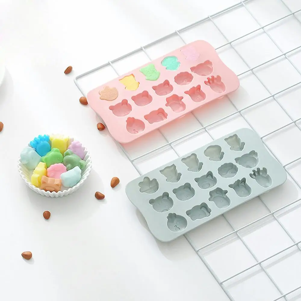 

E-doo Ice Tray, Silicone Ice Mold for Candy, Chocolate, Desserts, Baking and Cooling Drinking Reusable Ice Cube Mold