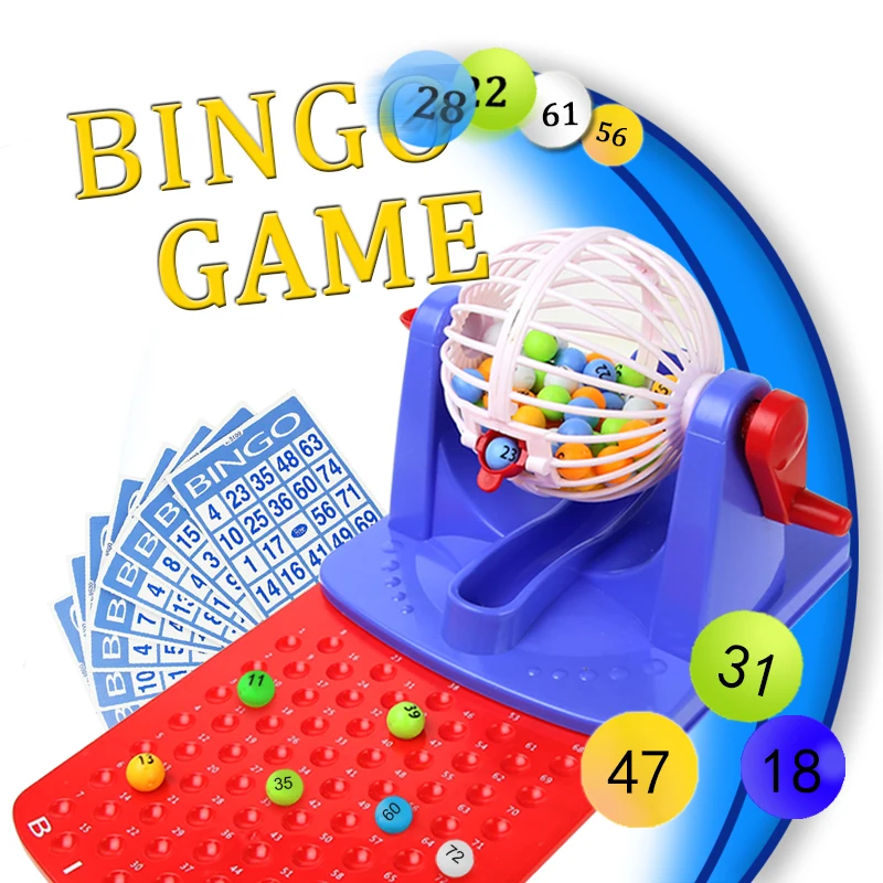 Игрушка лотерейная машина набор Бинго-игр лотерейная игрушка обучающая игра Вечерние игры