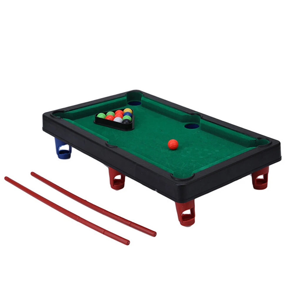 1 Set Novelty Mini billiards table sets Funny Flocking desktop