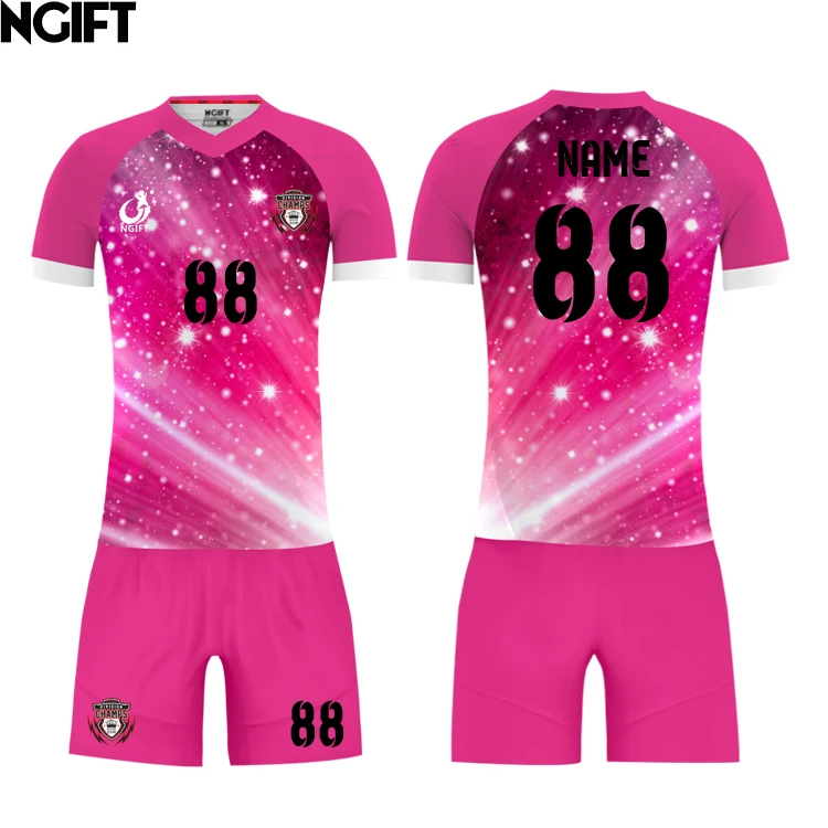 pink football jersey personalized