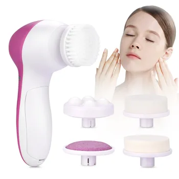 

Electric Facial Cleanser Handheld Face Cleaning Soft Brush Massager Multifunctional Body Spa Massage Eye Bag Blackhead Remover 0
