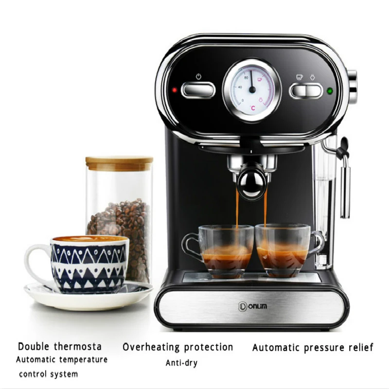 Donlim Dlkf5002 Espresso Coffee Machine Semiautomatic Coffee Machine