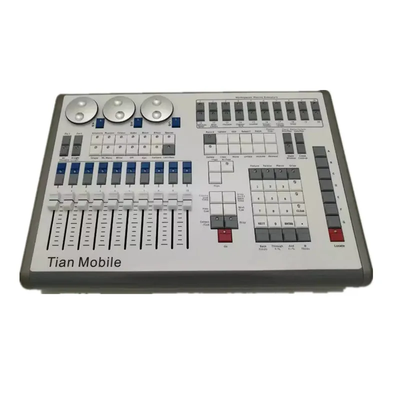 

Hot sale mini Titan mobile tiger touch dmx dj light controller moving head stage light console with flight case package