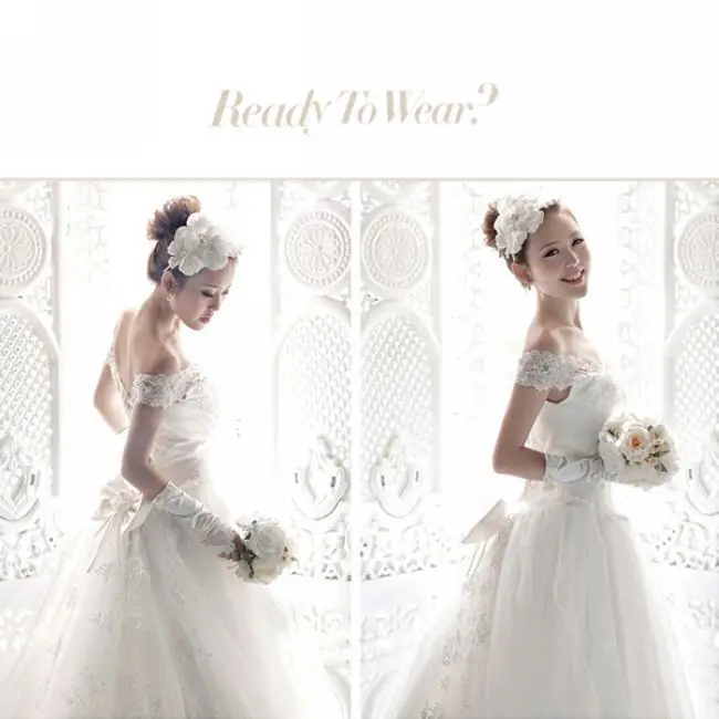 korean civil wedding dressimage