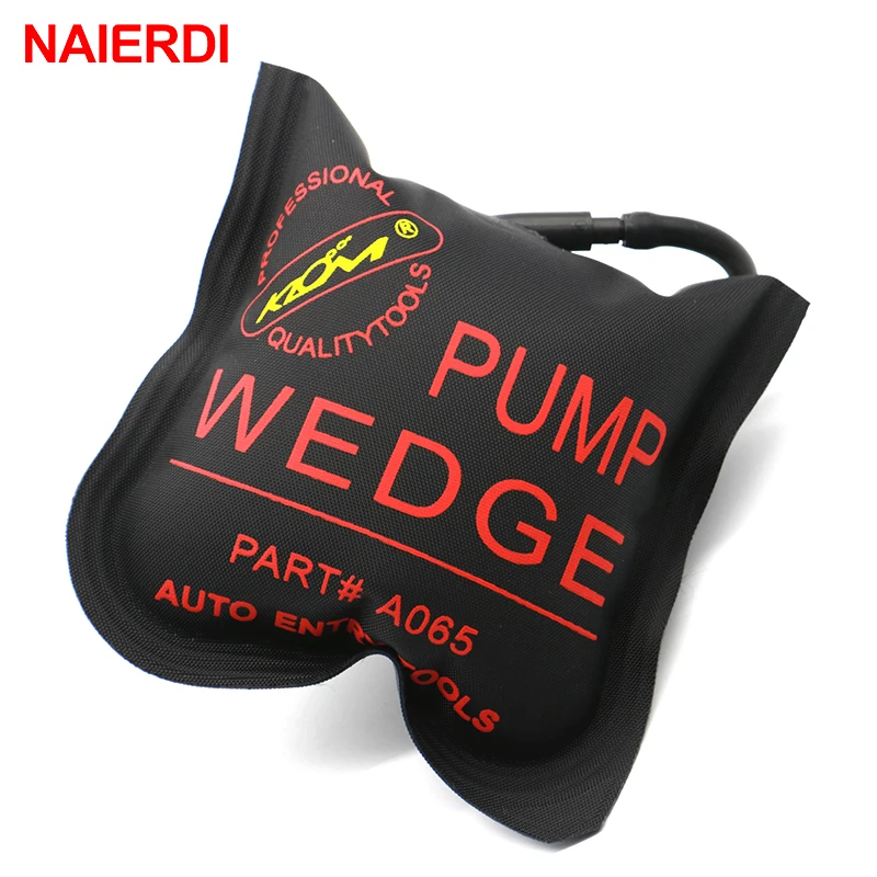 

KLOM PUMP WEDGE LOCKSMITH TOOLS Medium Size Auto Air Wedge Airbag Lock Pick Set Open Car Door Lock 16x14CM Hardware Tool