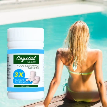 

Affordable 100 Pcs Pool Cleaning disinfection Tablet Safe Long Lasting for Swimming Pool ZJ55