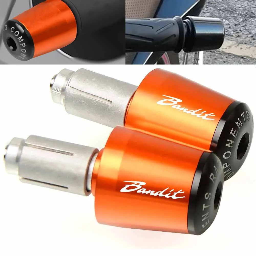 

Handlebar Gear Balanced Plug Slider Handle Bar End Grips Cap For SUZUKI GSF250 GSF 600 600S GSF650N 650S GSF1200 GSF1250 BANDIT