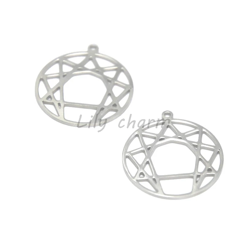 5 шт./лот Enneagram Кулон символ личности из нержавеющей стали четвёртый путь логотип