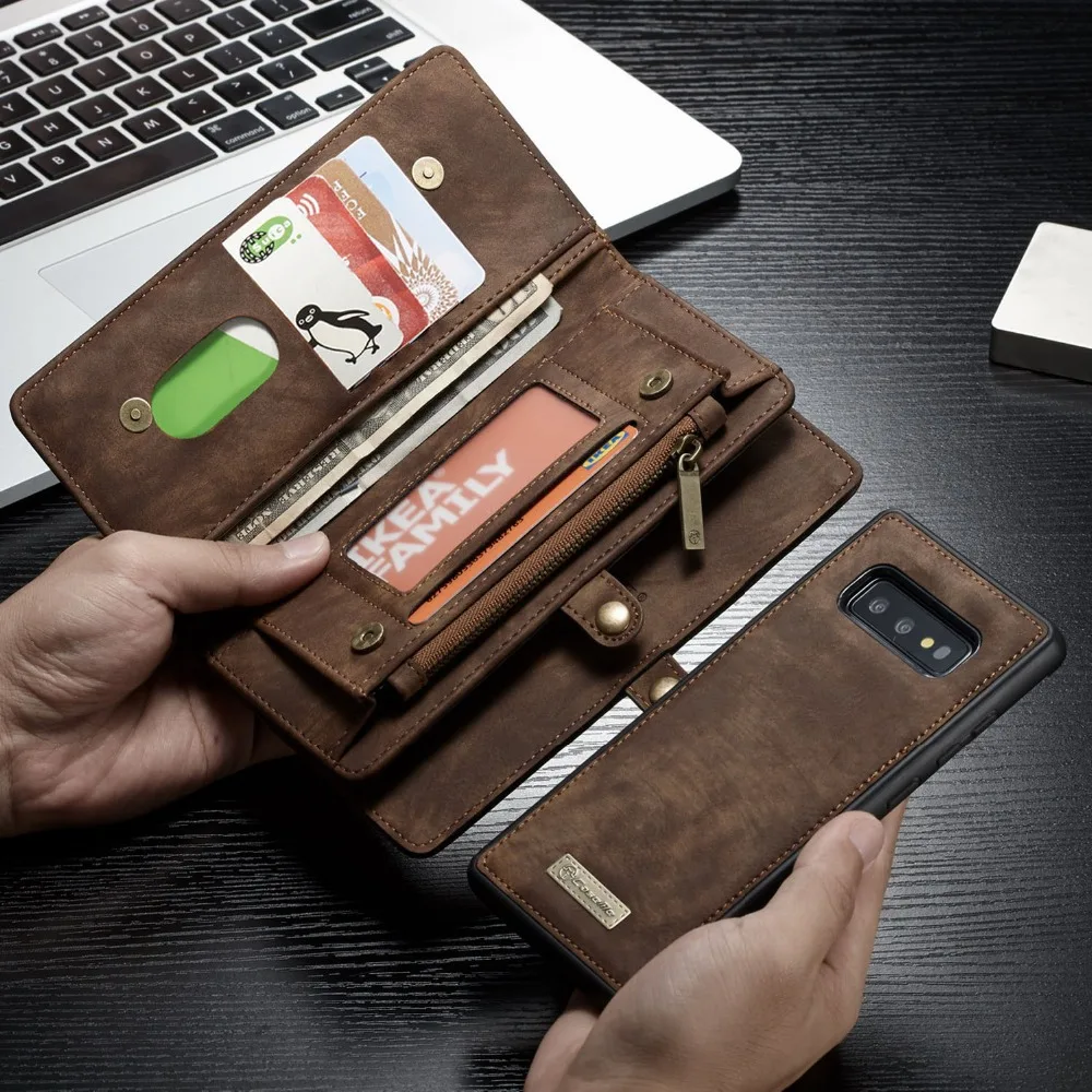 For Funda Samsung Galaxy S10 Case Zipper Wallet Folio