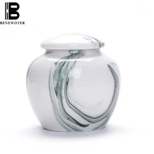 Цзиндэчжэнь живописи тушью белый фарфор Чай керамиковая чайница чайный набор кунг-фу контейнеры для чая Spice закупориваемая банка канистра для хранения Home Decor