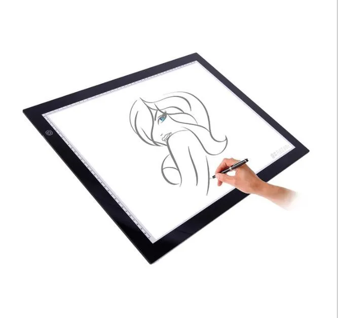 

Sketch Teach LED Artist Tracing Table USB LED A4 Paper LED Copy Pad Desk Art Drawing Tracing Stencil Board