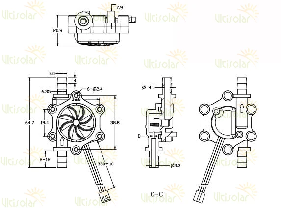 Cheap flow meter