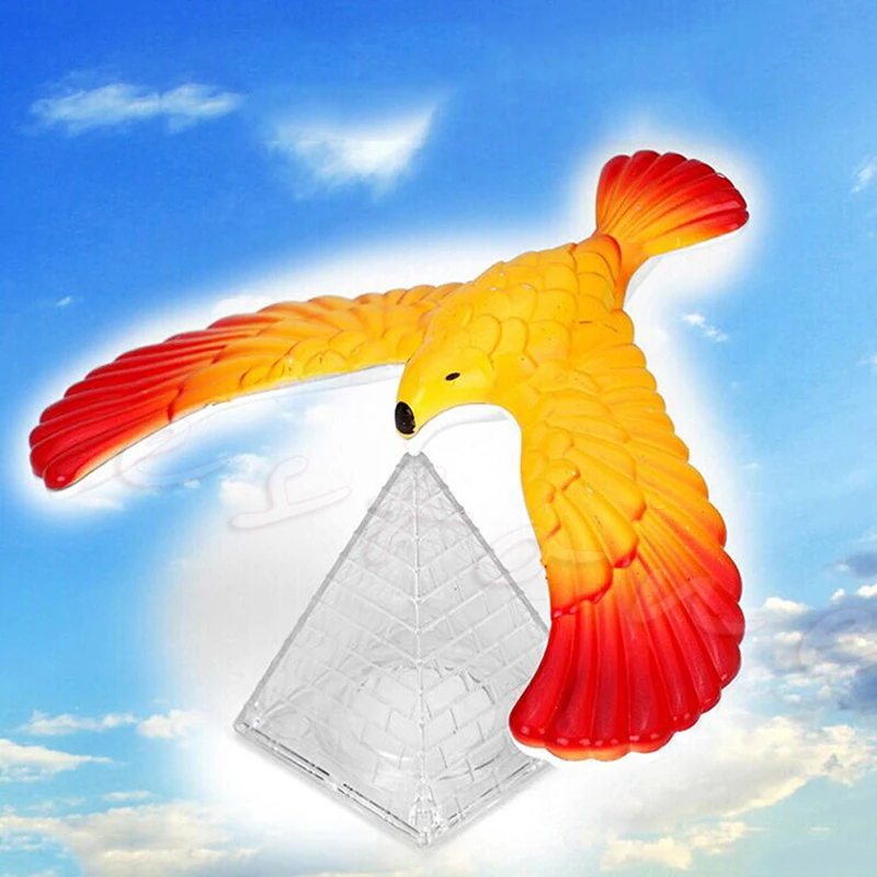 

Magic Balancing Bird Science Desk Toy w/ Base Novelty Eagle Fun Learn Gag Gift