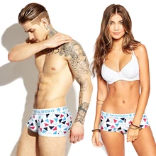 Удобные мужские трусы-боксеры, парное нижнее белье, хлопковые мужские трусы, дизайнерские модные сексуальные эластичные трусы-боксеры для мужчин