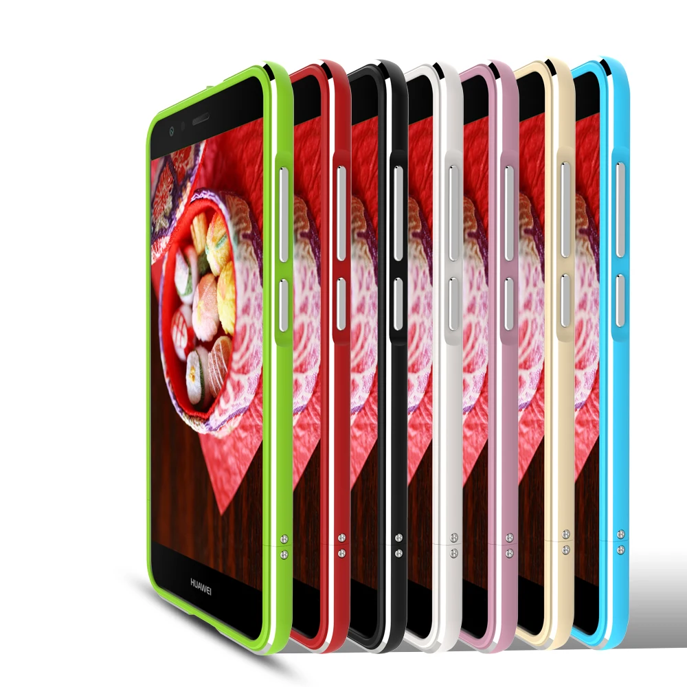 

For Huawei P10 Lite WAS-TL10 G10 Bumper Case Aluminum Metal Frame Border Case For Huawei Nova Lite WAS-AL00 Shockproof Shield