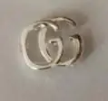 100 шт украшения для ногтей - Цвет: GG 10mm silver