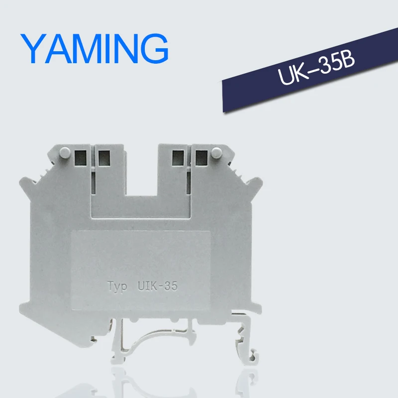 

5PCS/lot UIK-35B Electric Current Connection Terminal Row UK-35B Universal Guide General Purpose Connector Terminal Block